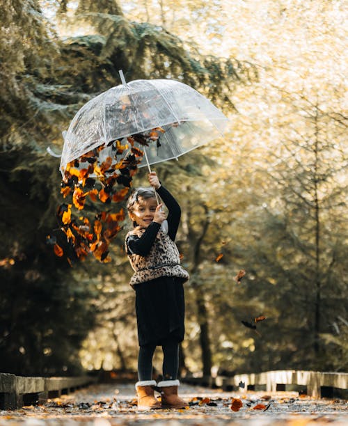 Girl Under an Umbrella