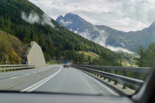 Free stock photo of alpine, alps, car