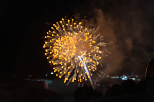 Fotobanka s bezplatnými fotkami na tému noc, obloha, ohňostroje