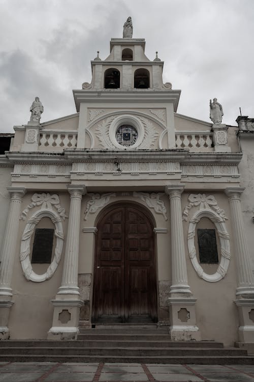 Free Close-up of the Iglesia del Carmen in Merida Venezuela Stock Photo