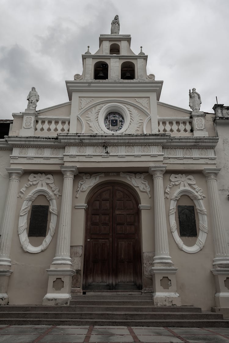 Close-up Of The Iglesia Del Carmen In Merida Venezuela