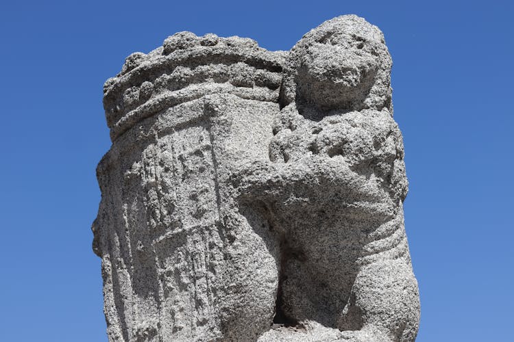 Close Up Of Ancient Sculpture