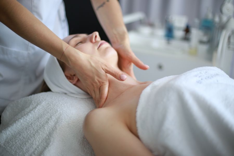 Massagem terapêutica relaxante