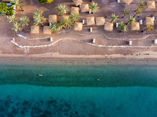 Drone Shot of the Beach 