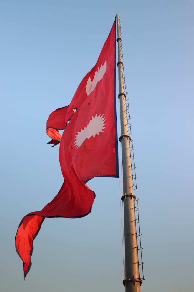 The Flag Of Nepal