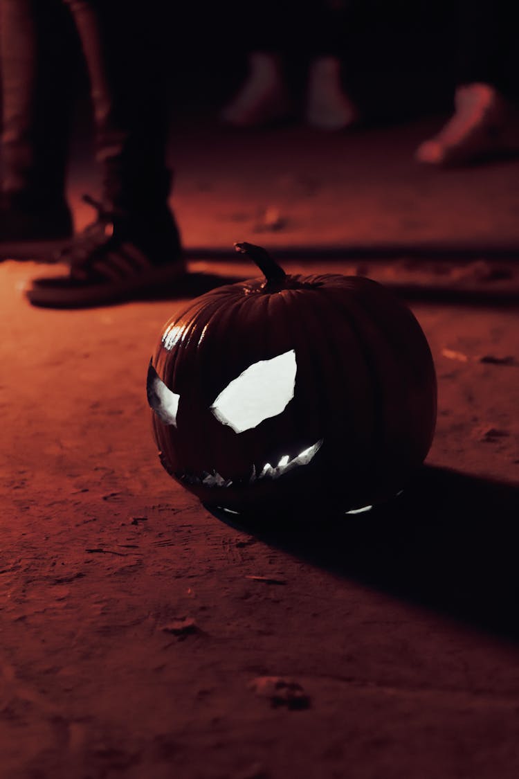 Light In Halloween Pumpkin