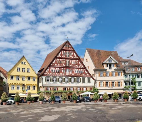 Half-timbered Houses in Esslingen am Neckar, Germany 