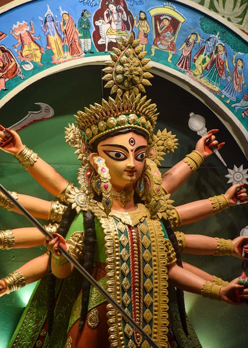 印度教, 印度教女神, 垂直拍攝 的 免費圖庫相片