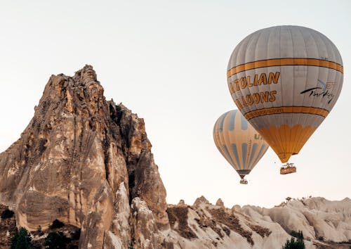 Foto d'estoc gratuïta de cappadocia, formacions geològiques, gall dindi