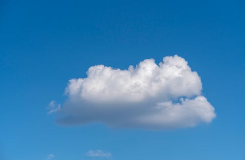 White Clouds and Blue Sky