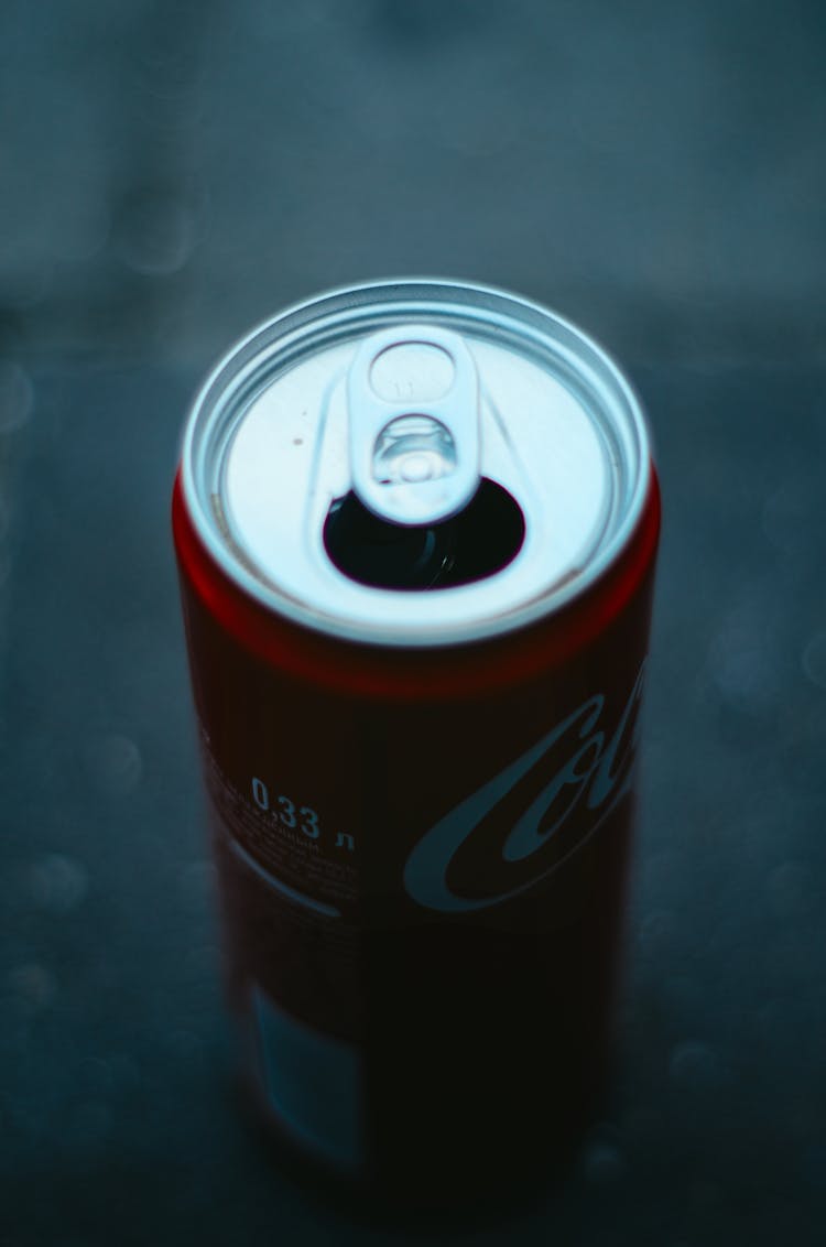 Opened Can Of The Coca Cola