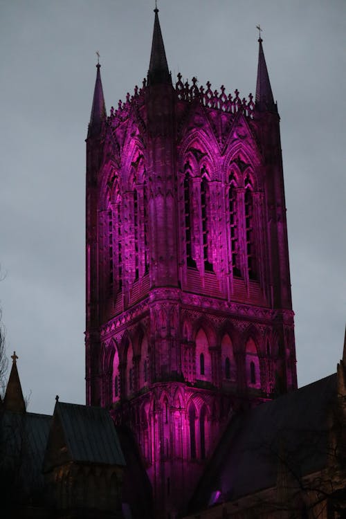 Fotos de stock gratuitas de arquitectura gótica, iluminado, lincoln cathedral
