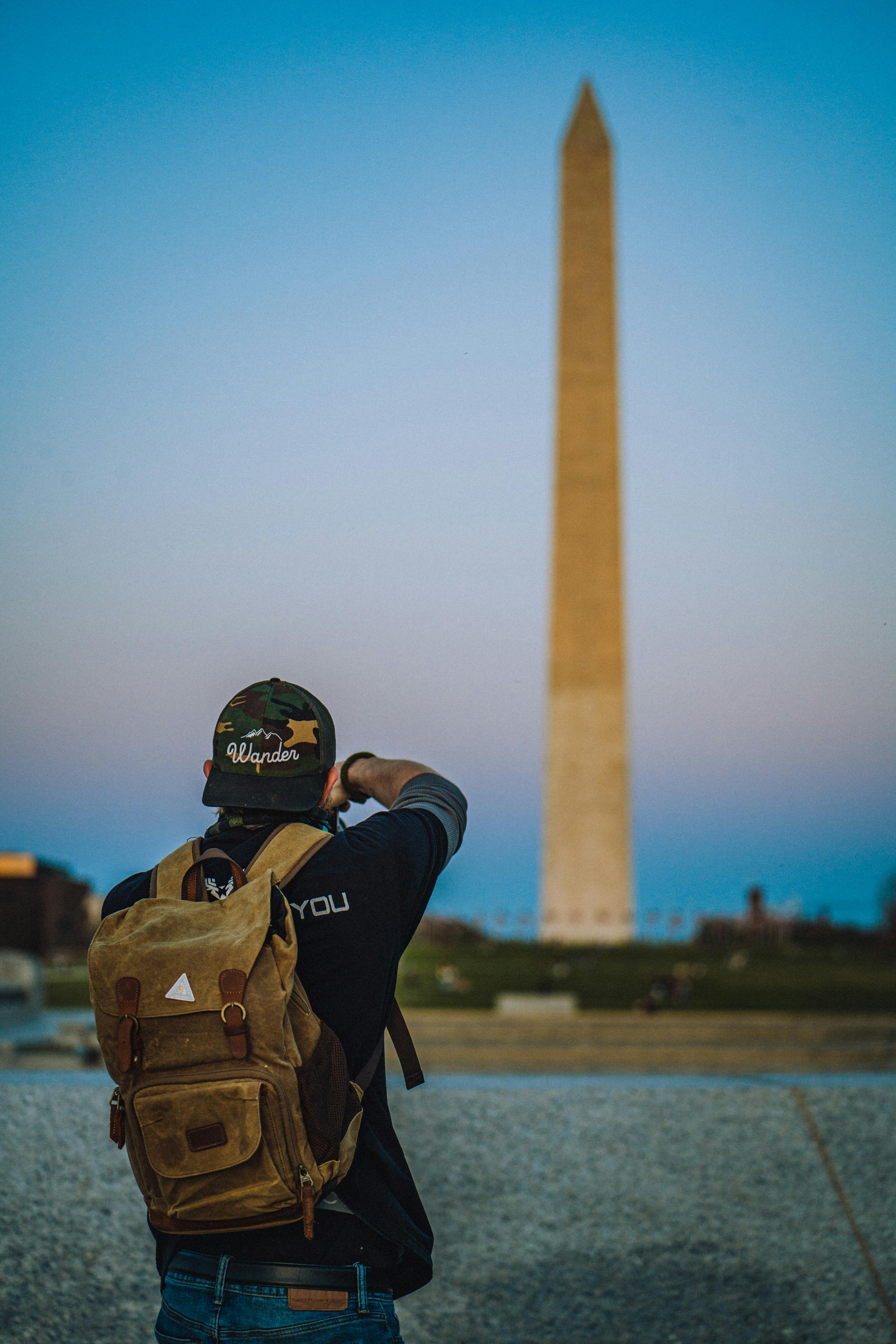 A Person Taking Photo of the Washington Monument · Free Stock Photo