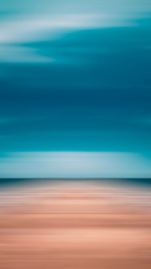 Free Sandy Beach in Blur Stock Photo
