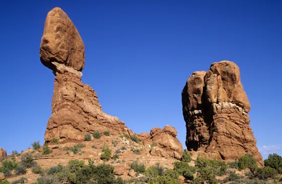 Balanced Rock in Arches National Park, Utah