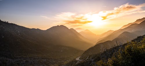 山, 日出, 日落 的 免費圖庫相片