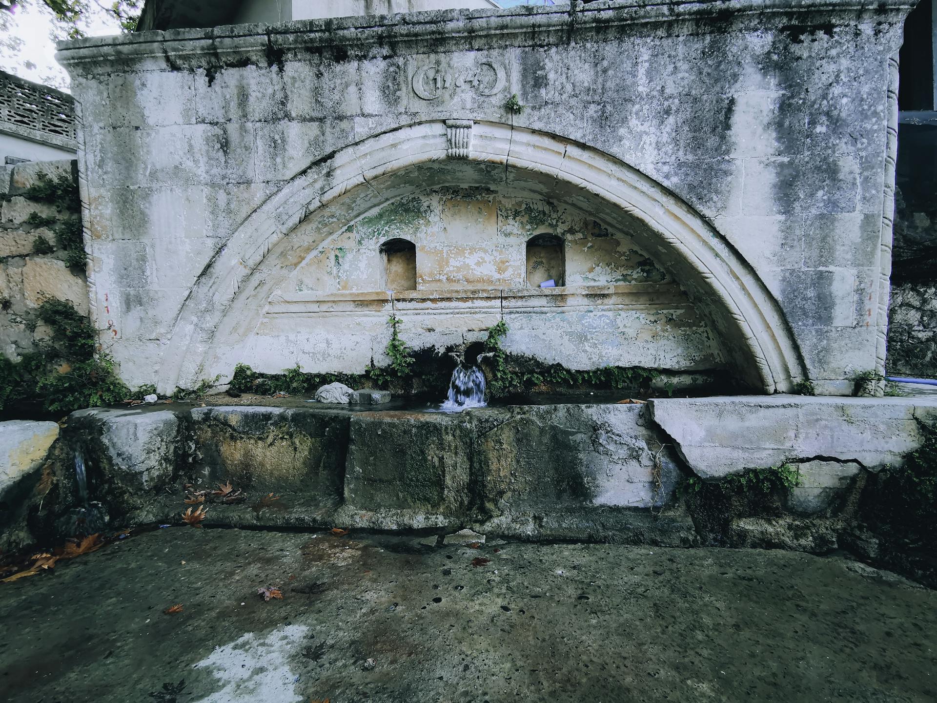 Grotto with Water Spring