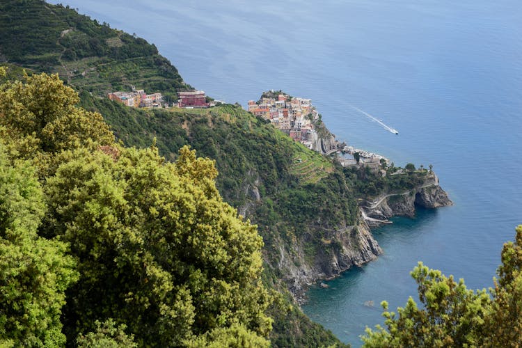 Aerial View Of Cinque Terre, Liguria, Italy