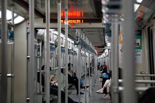 People inside the Train