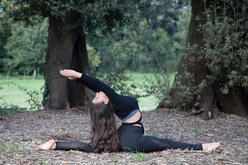 Photo of a Woman Doing a Yoga Pose