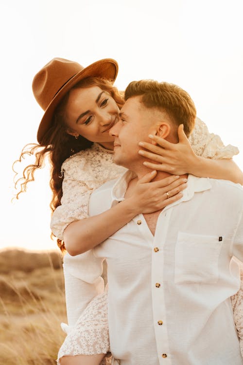 Lovely Couple Looking at Each Other