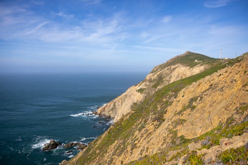 Imagine de stoc gratuită din coastă, deal, fotografie cu drona