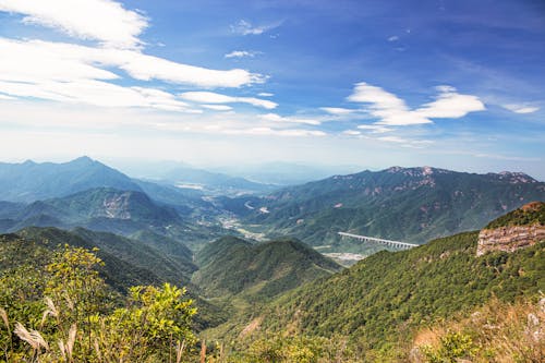 山岳, 曇り空, 絶景の無料の写真素材