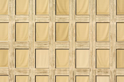 Free A Wooden Pattern on a Wall  Stock Photo