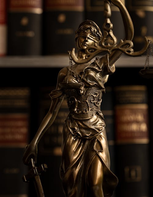 Golden Justice Figurine