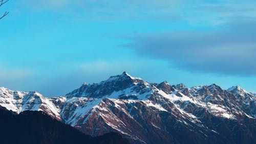 Mountains Peaks in Snow