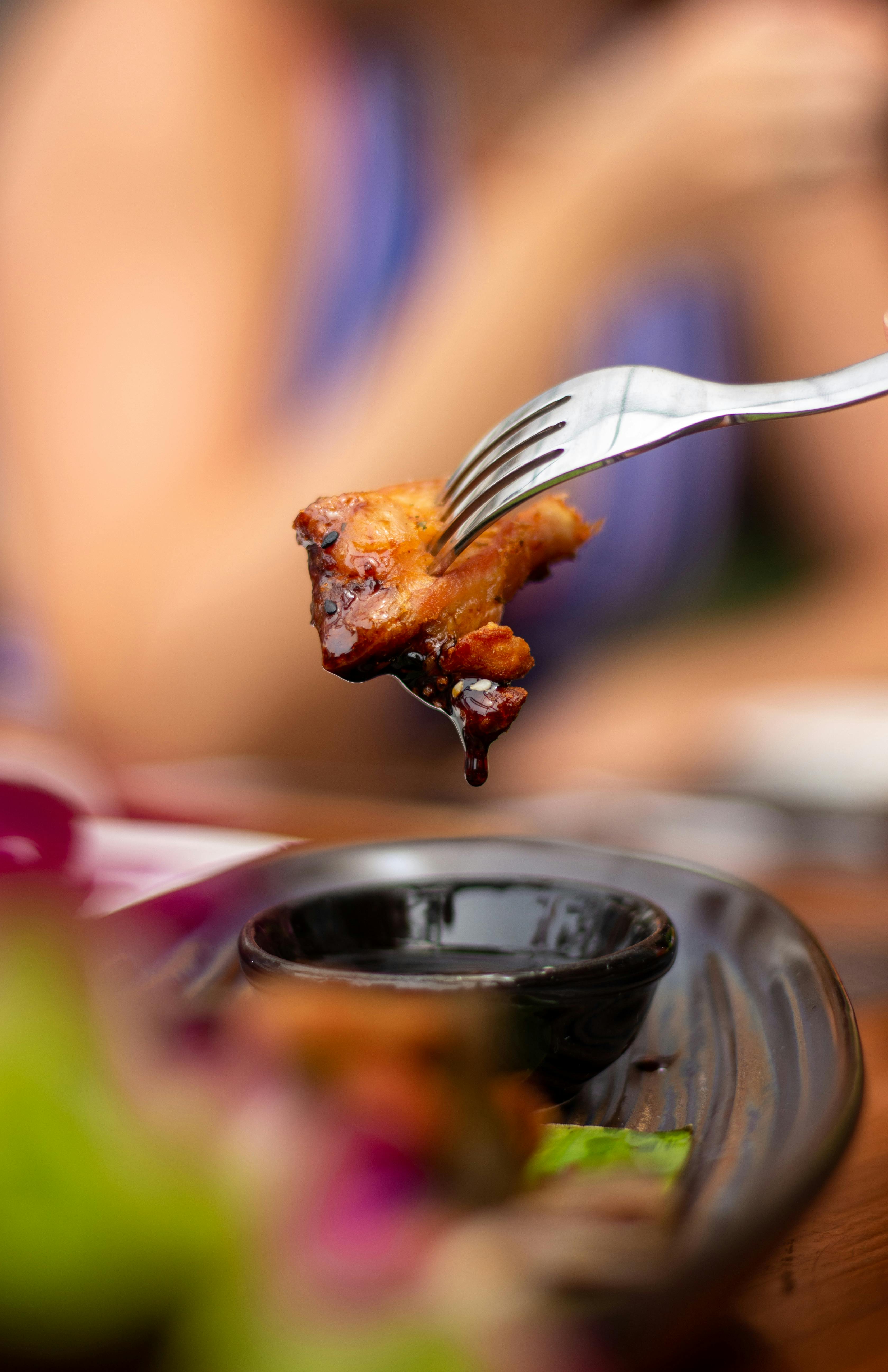 Piece of Meat on a Fork