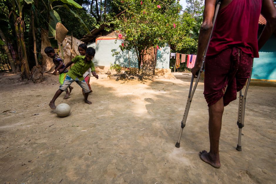 Home physiotherapy scheme for disabled children