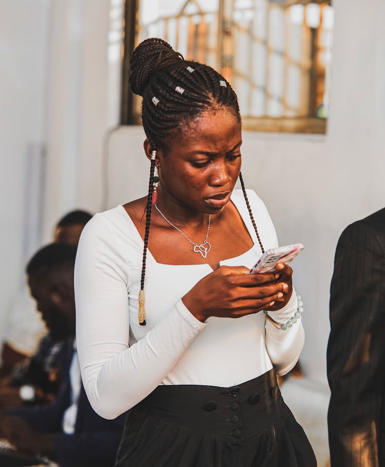 Woman With Smartphone