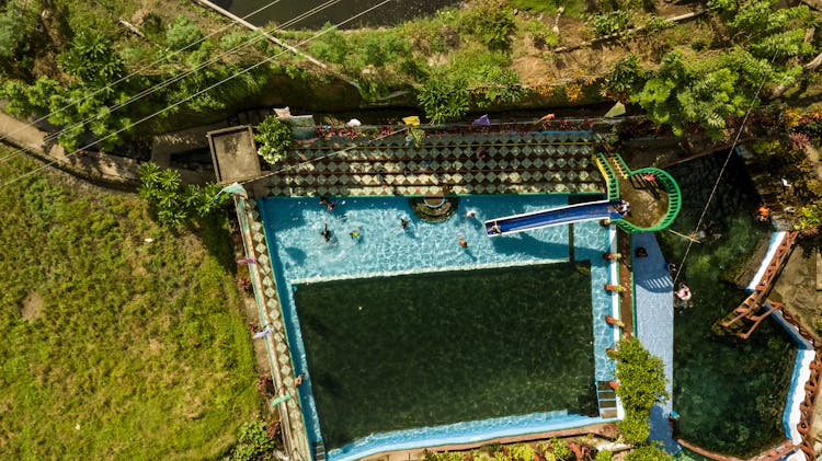 Swimming Pool In Yard