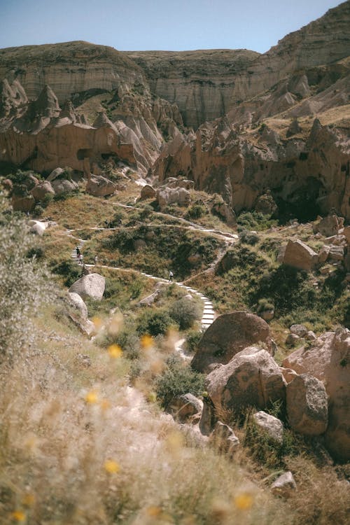 Darmowe zdjęcie z galerii z erozji, formacje skalne, indyk