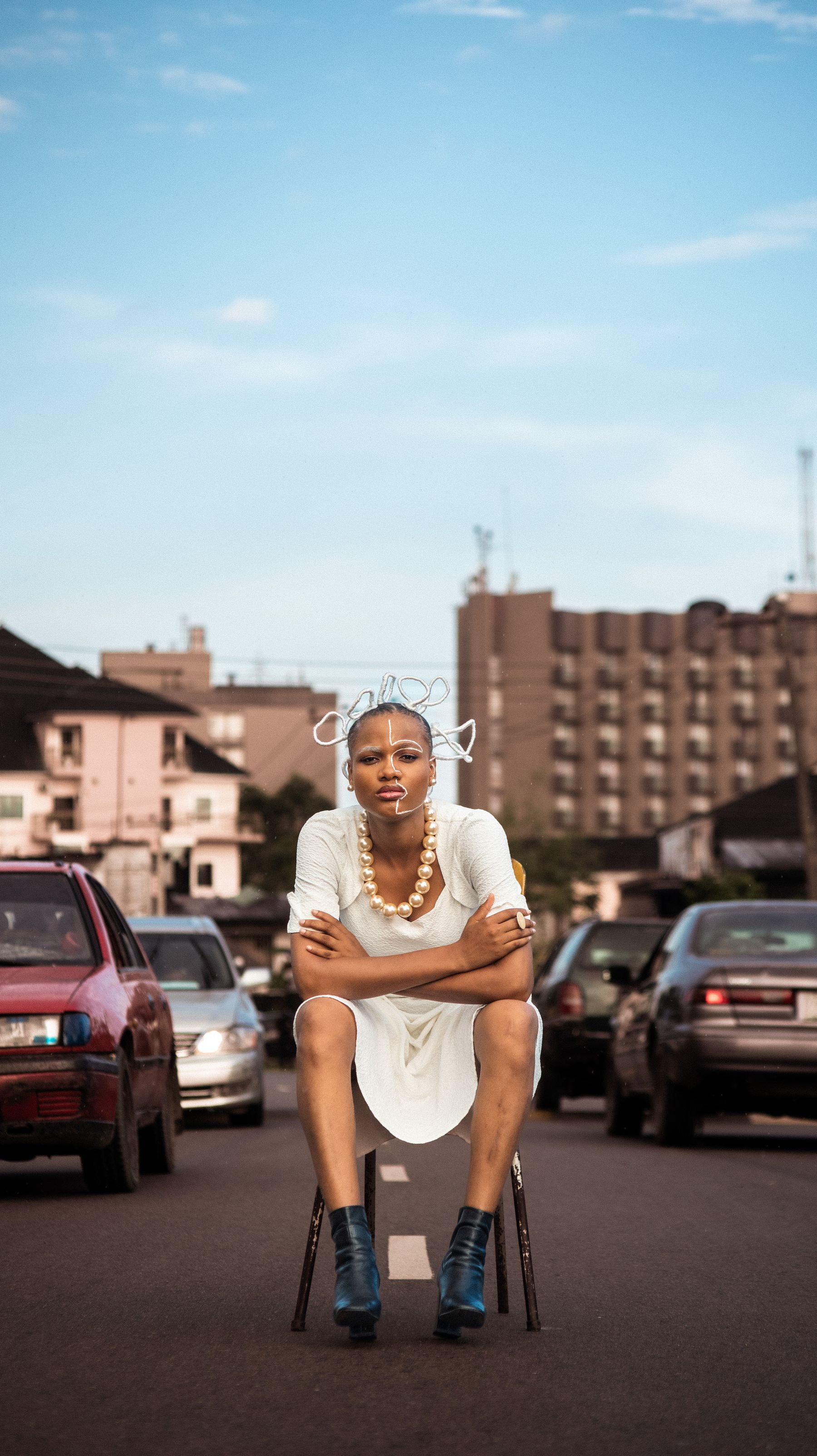 Clean African portrait