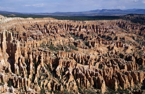 Aerial Photography of Rock Formations in Bryce Canyon National Park 