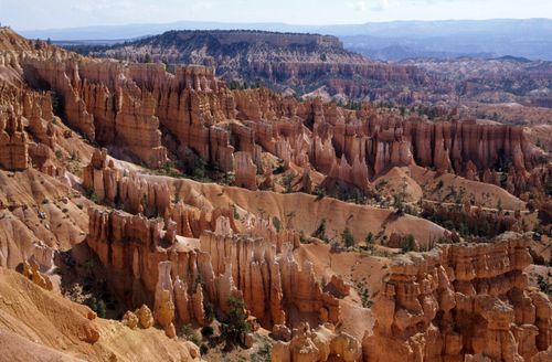Free Stunning view of hoodoos in Bryce Canyon under a clear sky, showcasing nature's artistry in Utah. Stock Photo