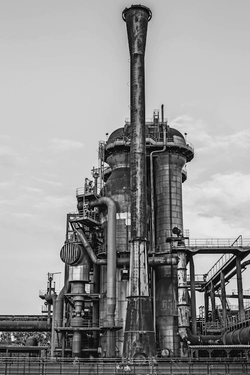 Smokestack on an Industrial Plant