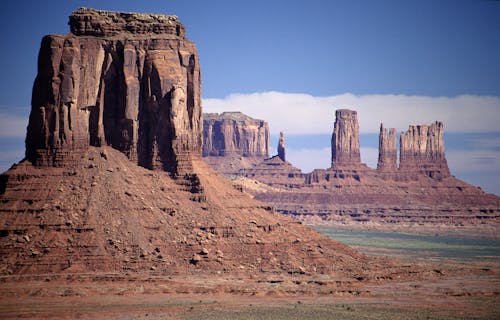 Brown Rocky Mountain Under Blue Sky