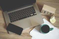 Desk with laptop, notebook and coffee — photo by Aleksandar Cvetanovic on Pexels