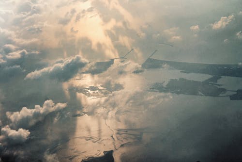 View of the Land from an Airplane 