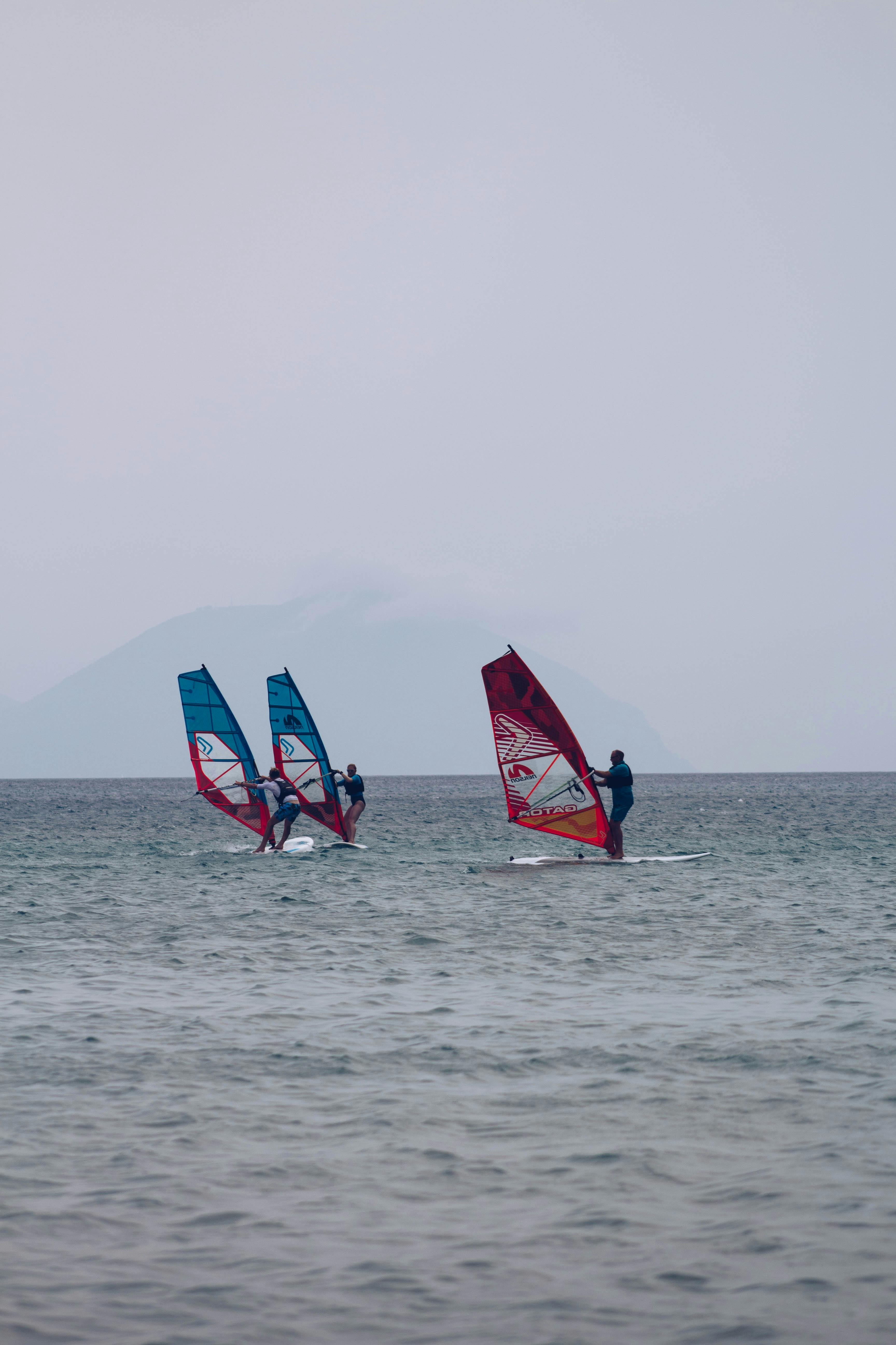 A Person Windsurfing in Land · Free Stock Photo