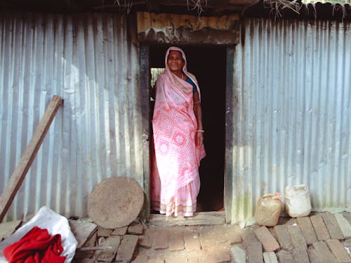 Portrait of Woman in Sari