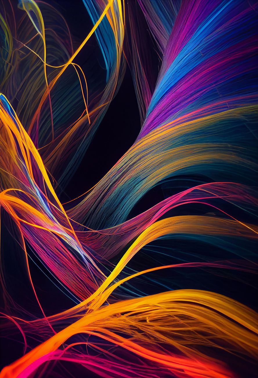 Generative art in stillness, made entirely by AI ๐ผ๏ธ