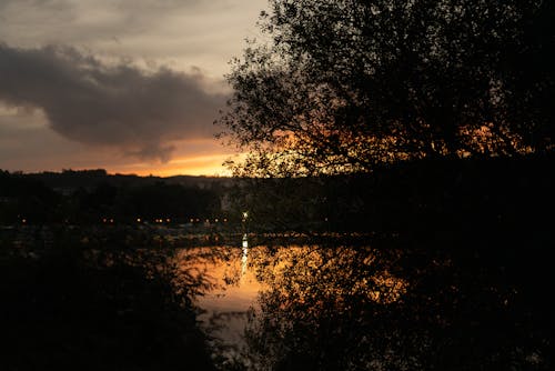 Immagine gratuita di atardecer, città di notte, notte