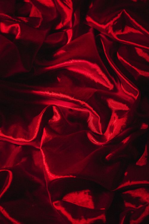 Red silk folds, photo by Kassia Melo on Pexels