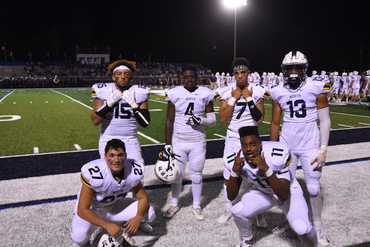 Group Of Football Players