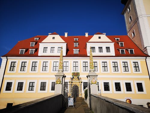 Facade of the Delitzsch Castle in Germany