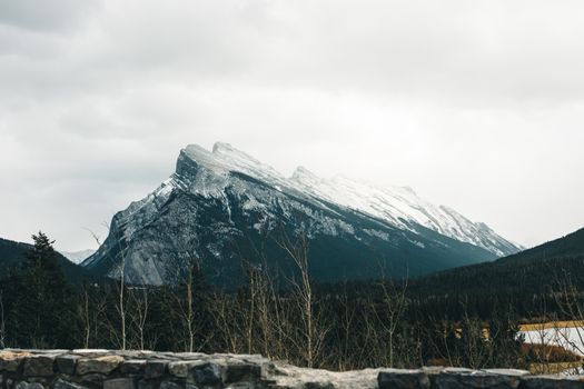 Mount Rundle in Canada